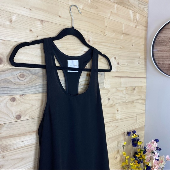 SOLD - Revolve | Line & Dot Sheer Tail Dress in Black - Picture 4 of 12